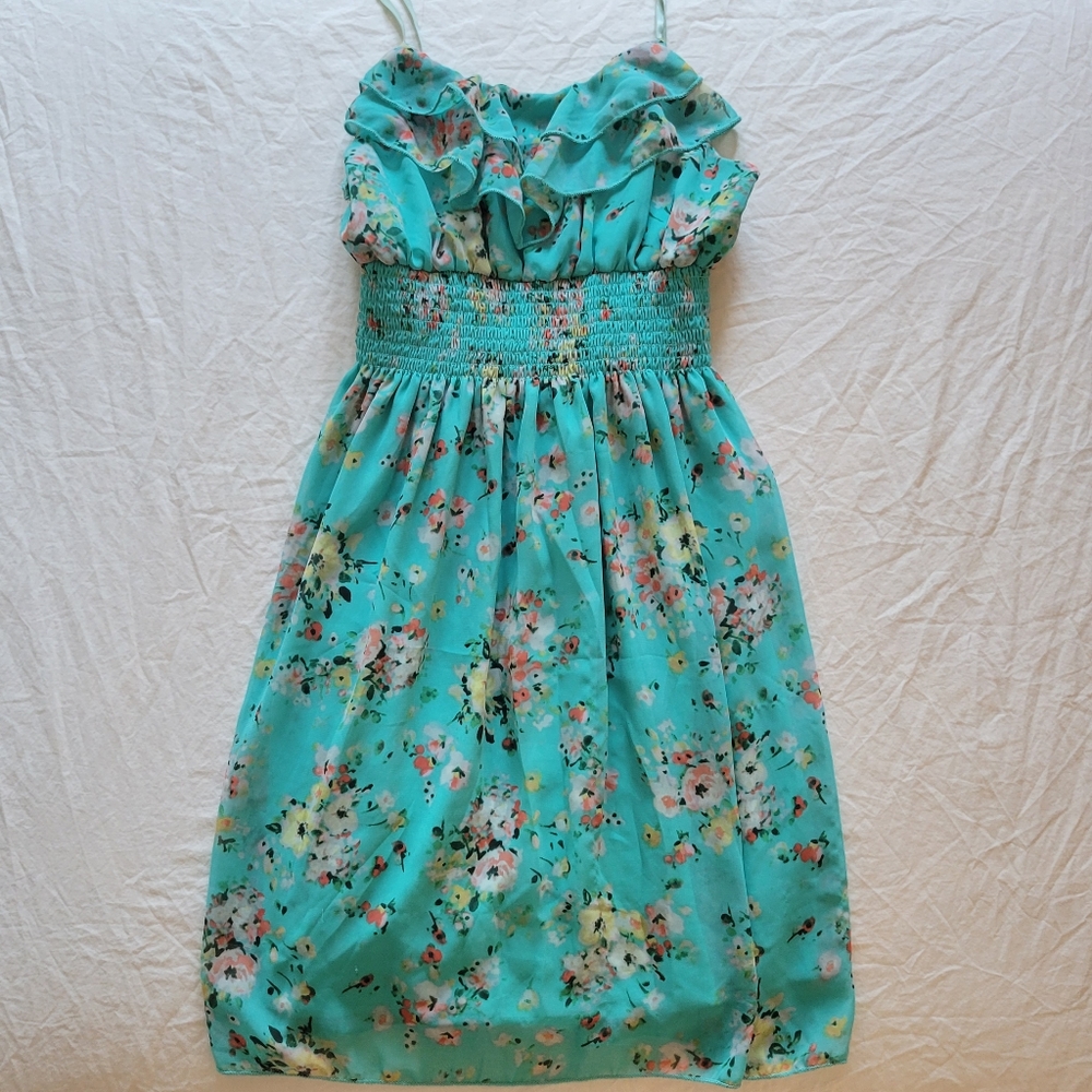 Floral Smocked Cami Mini Dress